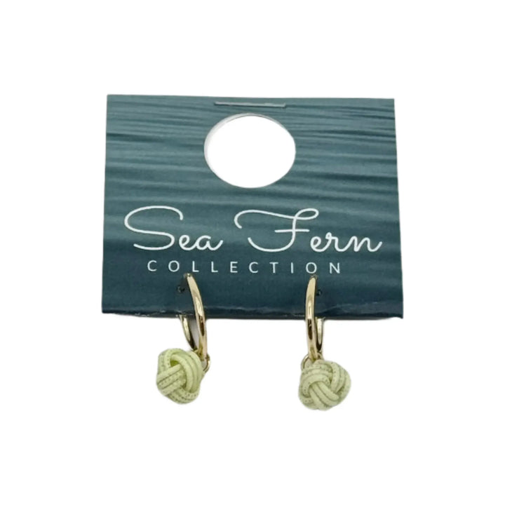 Sea Fern Gold - Fly Line Earrings