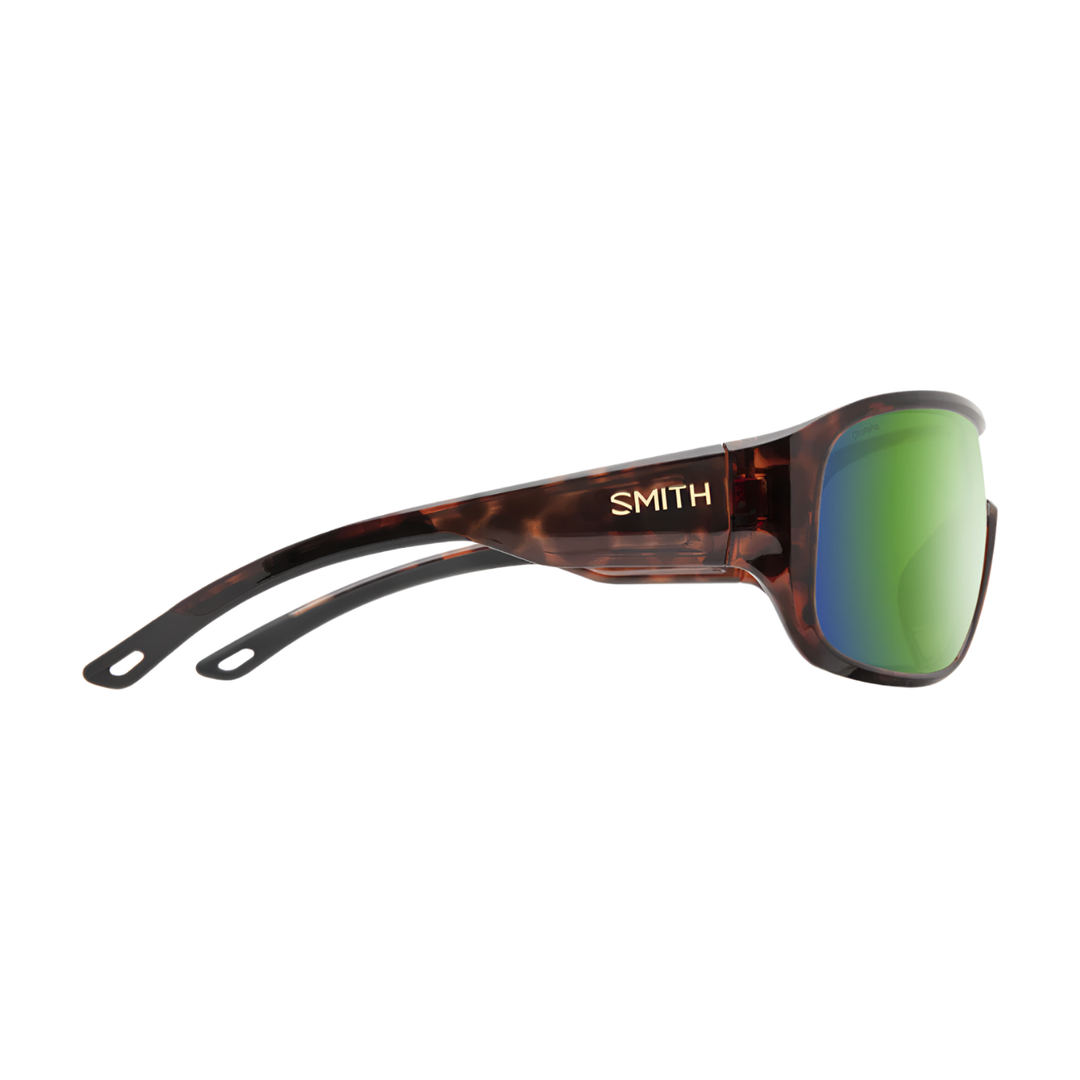 Smith Spinner tortoise sunglasses with green mirror ChromaPop polarized lenses