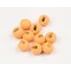 Matte peach slotted tungsten beads for fly tying weights