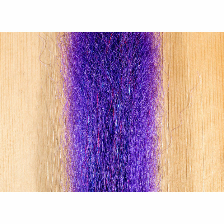 Purple Steve Farrar SF Blend fly tying material with red and blue glitter