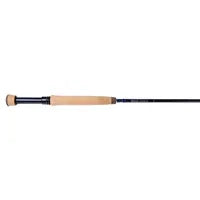 Full view of black Thomas &amp; Thomas Zone fly rod with tan cork grip