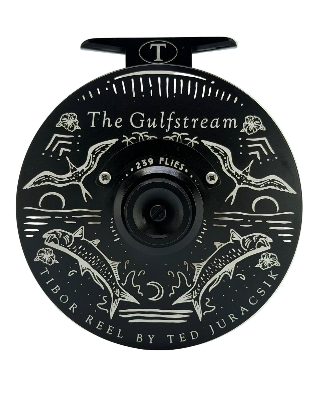 Tibor Gulfstream - Frost Black w/239Flies Bre Drake Tarpon Art (IN STOCK)