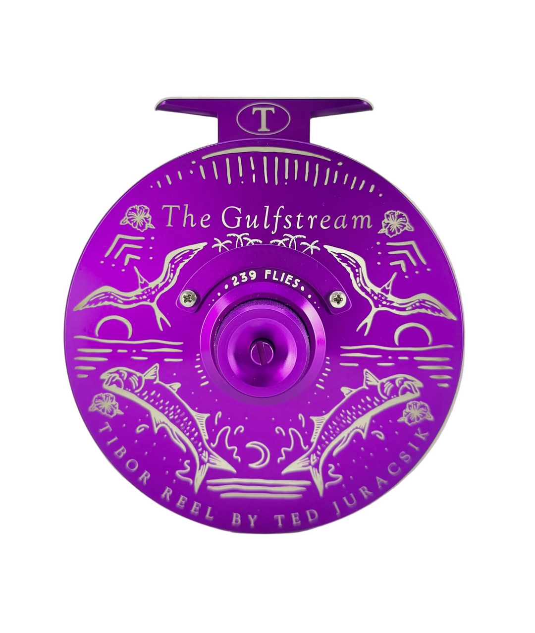 Tibor Gulfstream - Frost Violet w/ 239 Bre Drake Tarpon Art (CUSTOM) (IN STOCK)