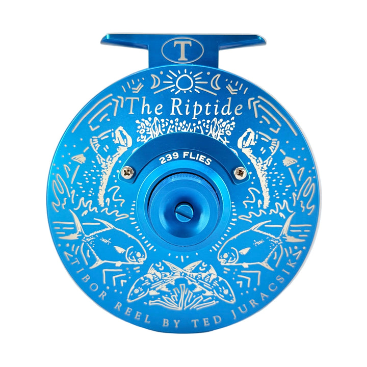 Tibor Riptide - Aqua w/Aqua Small Parts &amp; 239 Bre Drake Grand Slam Art (CUSTOM)(IN STOCK)
