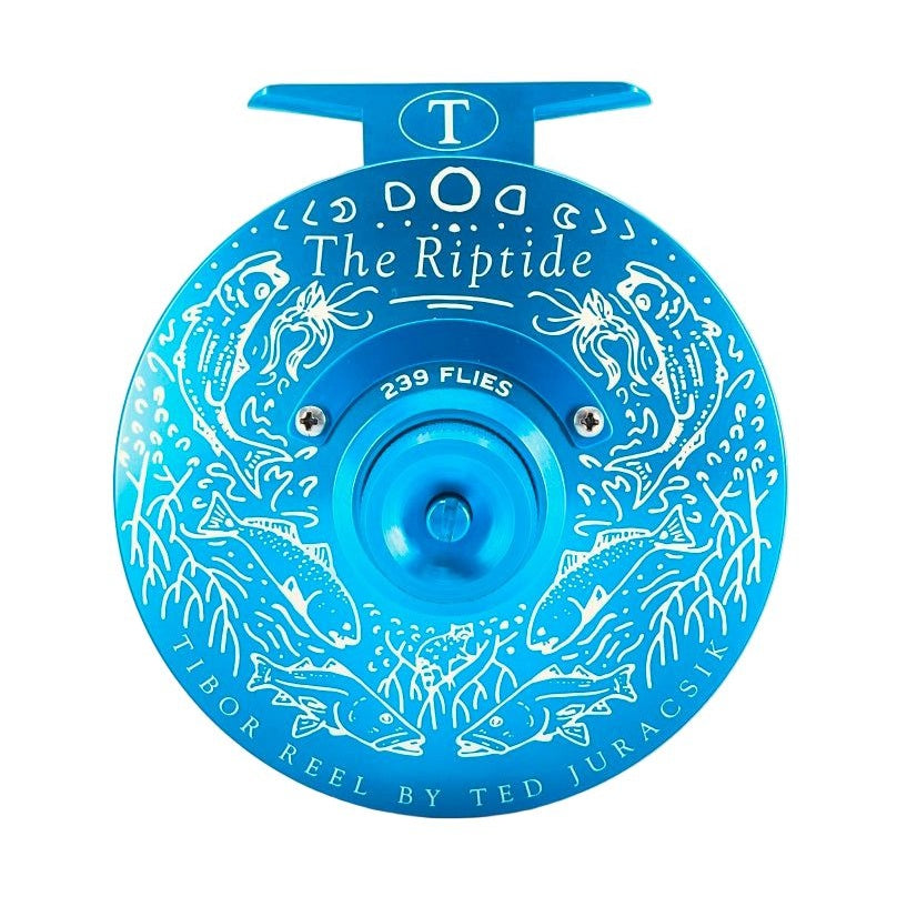 Tibor Riptide Gen 4 - Aqua w/Aqua Small Parts &amp; 239 Bre Drake Everglades Slam Art (CUSTOM)(IN STOCK)