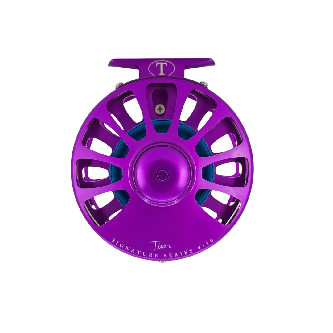 Tibor Sig Series 9/10 - Frost Violet w/Aqua Hub (NEW IN STOCK)