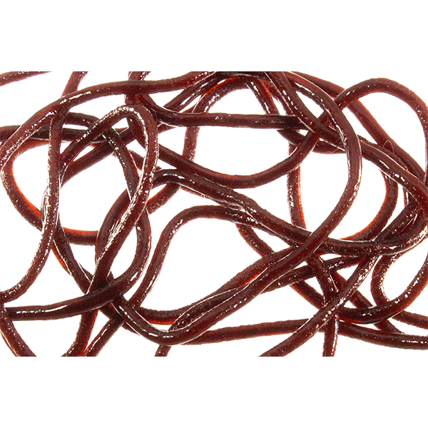 Dark maroon wet-look fly tying material