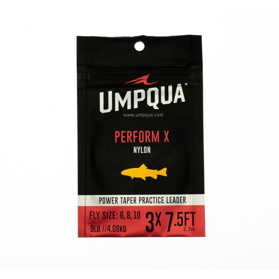 UMPQUA - PERFORM X NYLON POWER TAPER PRACTICE LEADER (NEW)