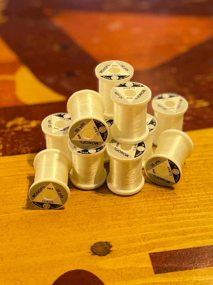 Wapsi UTC Monofilament Thread Clear .004 spools for fly tying