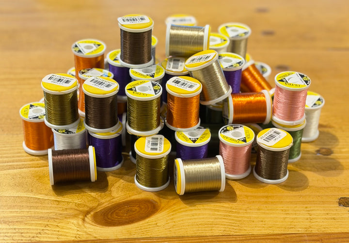 Assorted colors of Wapsi Ultra 140 Fly Tying Thread