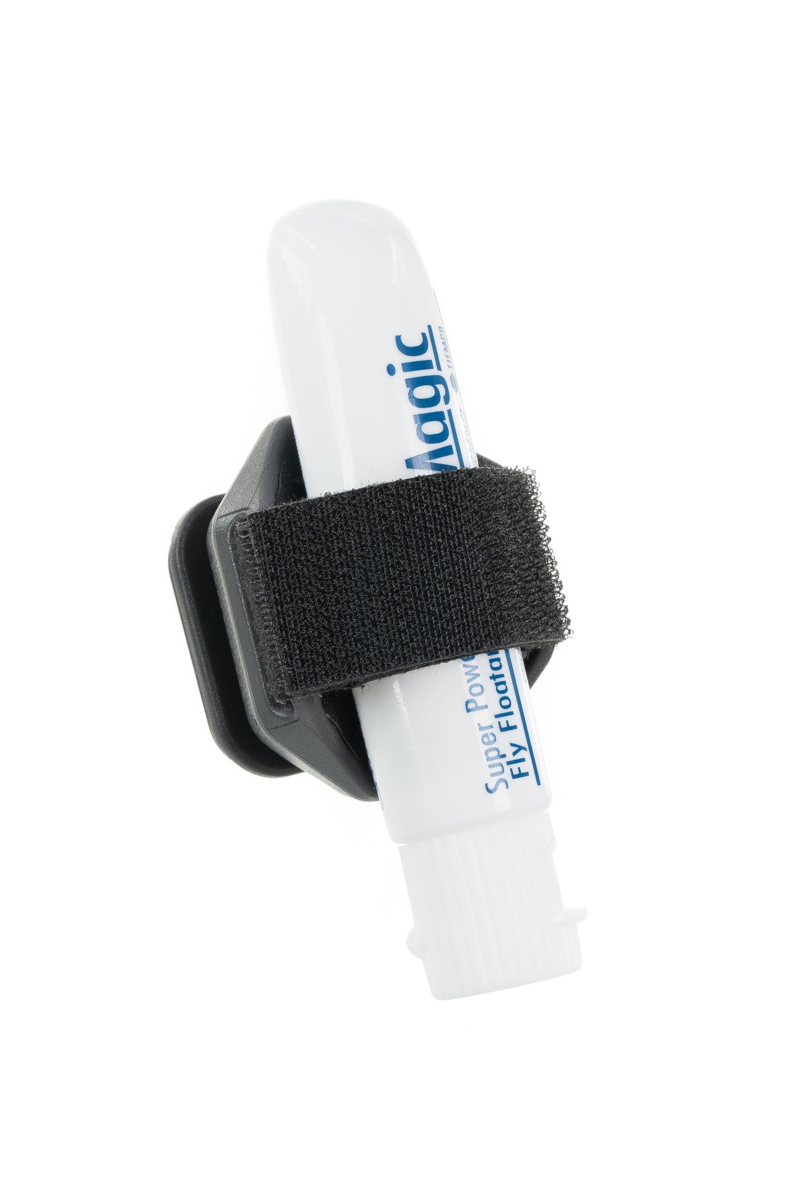 Umpqua LINK DryDock floatant holder securing white fly floatant bottle with magnetic snap