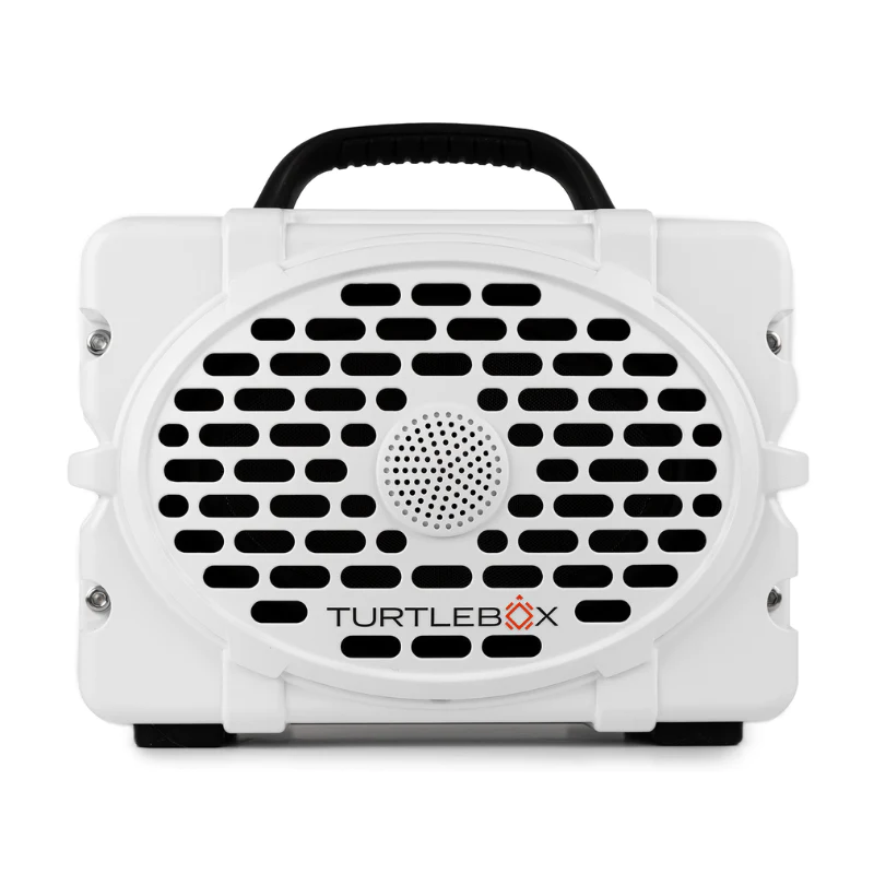 Turtle Box Gen 2 Speaker - White - Black Handle (IN STOCK)
