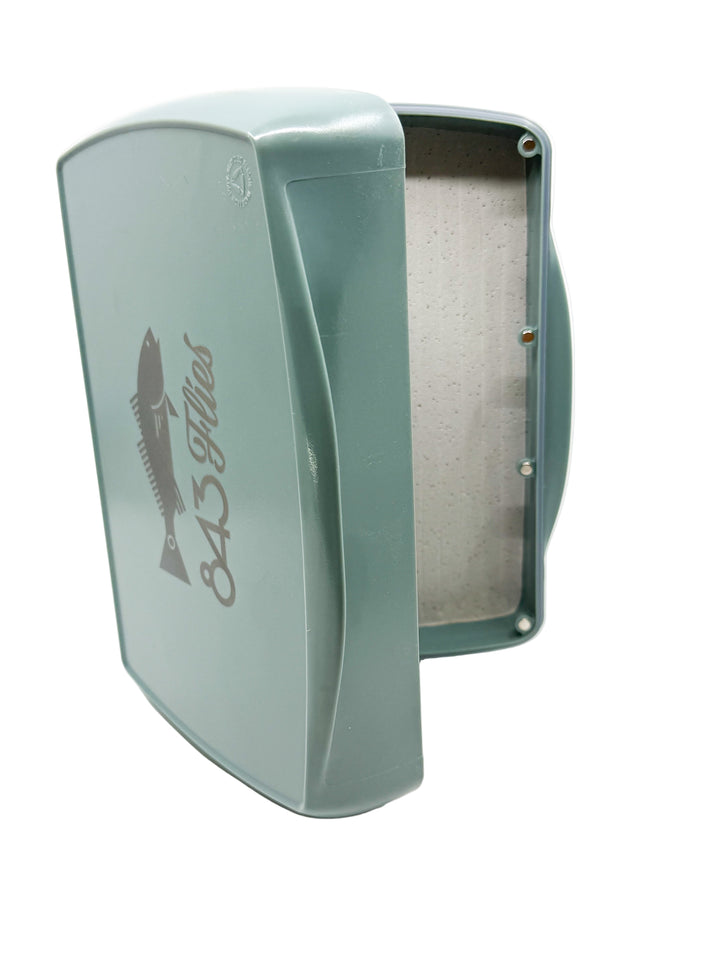 FishPond Tacky Pescador Fly Box - XL - Dynamic Foam - Smoke Grey w/ 843 Flies Redfish (CUSTOM)