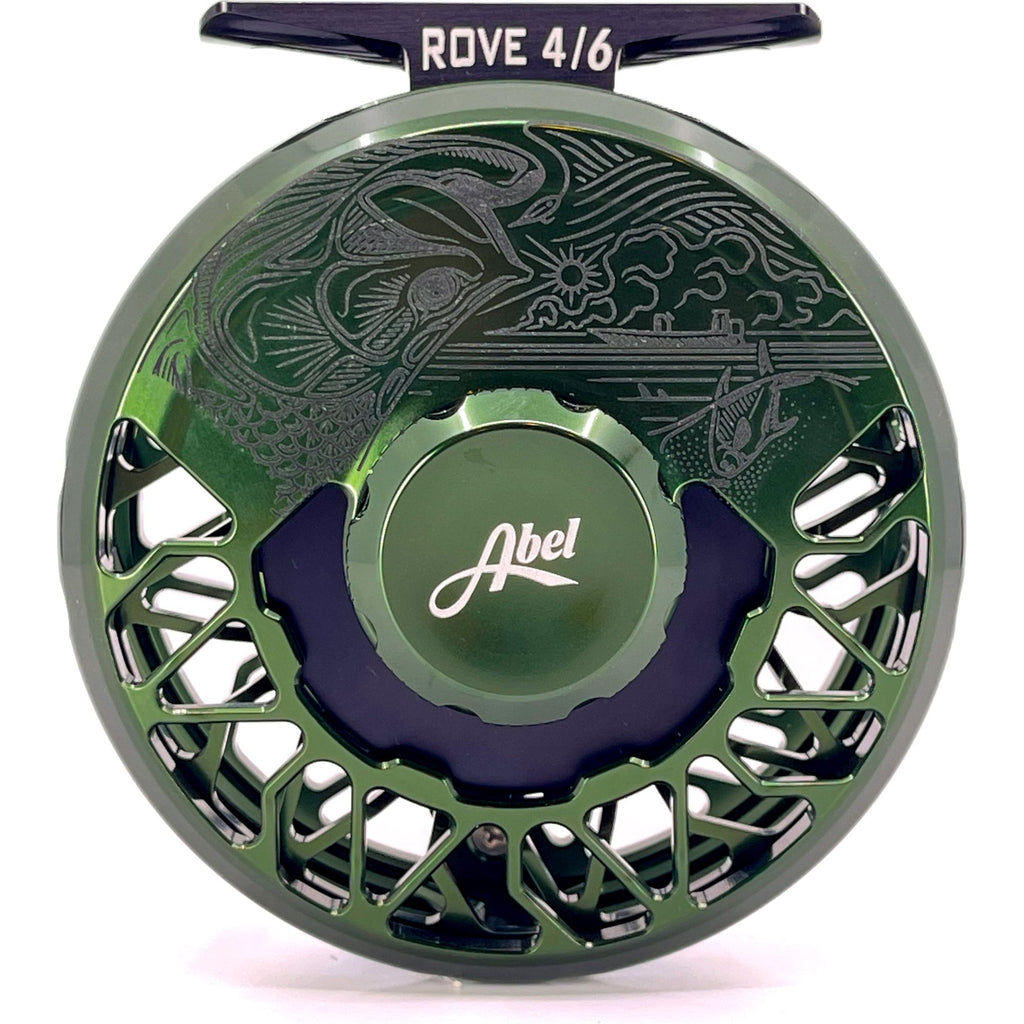 Abel Rove 4/6 Deep Green w/Deep Green Drag Knob & Rosewood Handle - Un –  239 Flies