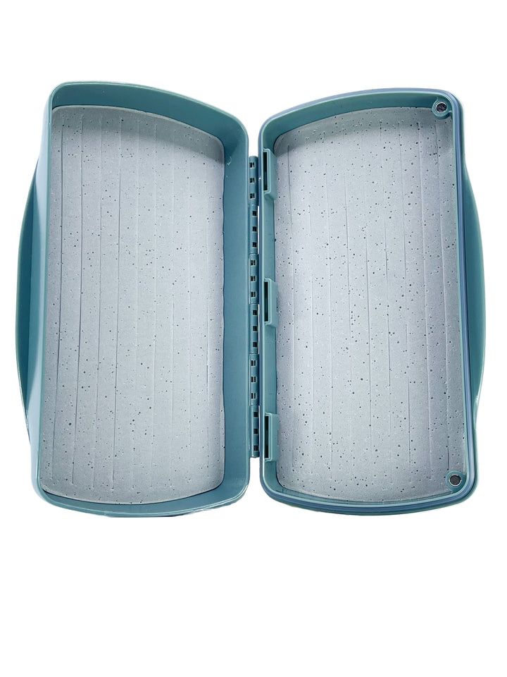 FishPond Tacky Pescador Fly Box - Large - Dynamic Foam - Smoke Grey w/ 843 Flies Redfish (CUSTOM)
