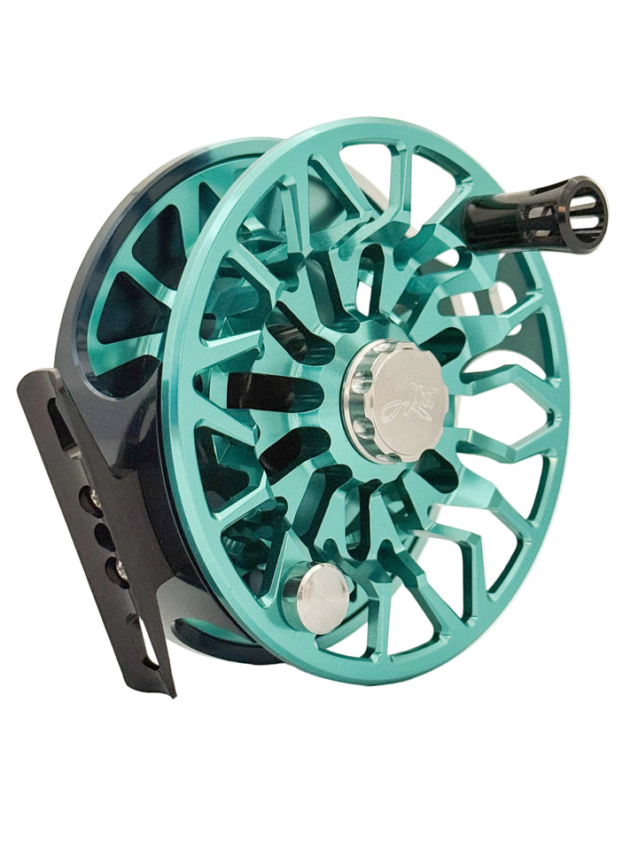 Abel SDS 9/10 - Solid Roosterfish w/ Roosterfish Drag Knob w/ Black Handle (IN STOCK)