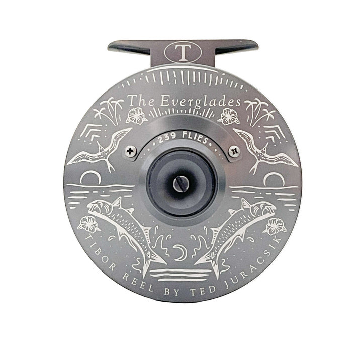 Tibor Everglades - Graphite Grey w/ 239 Bre Drake Tarpon Art