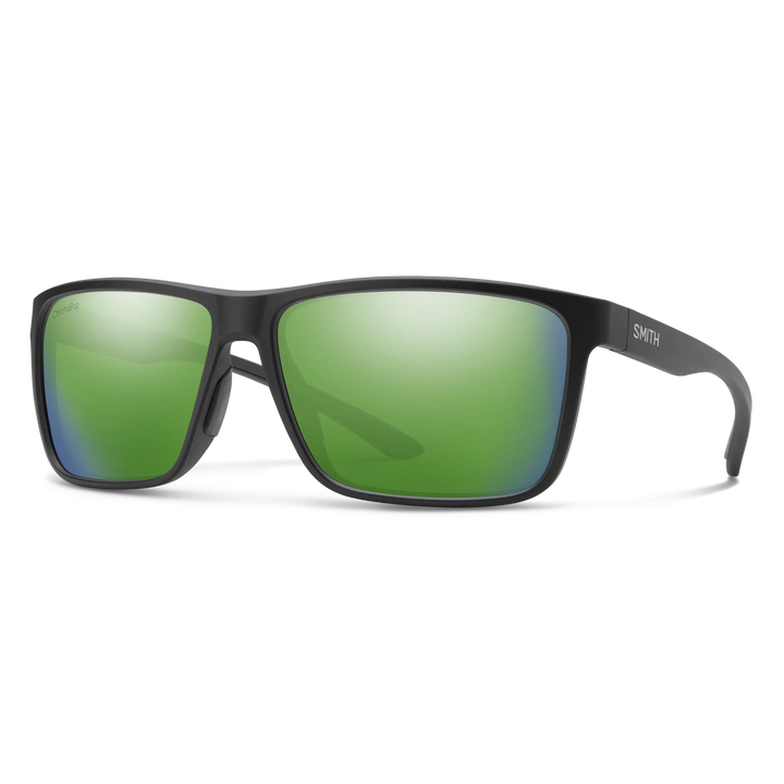 Smith Riptide - Matte Black + ChromaPop Polarized Green Mirror(IN STOCK)