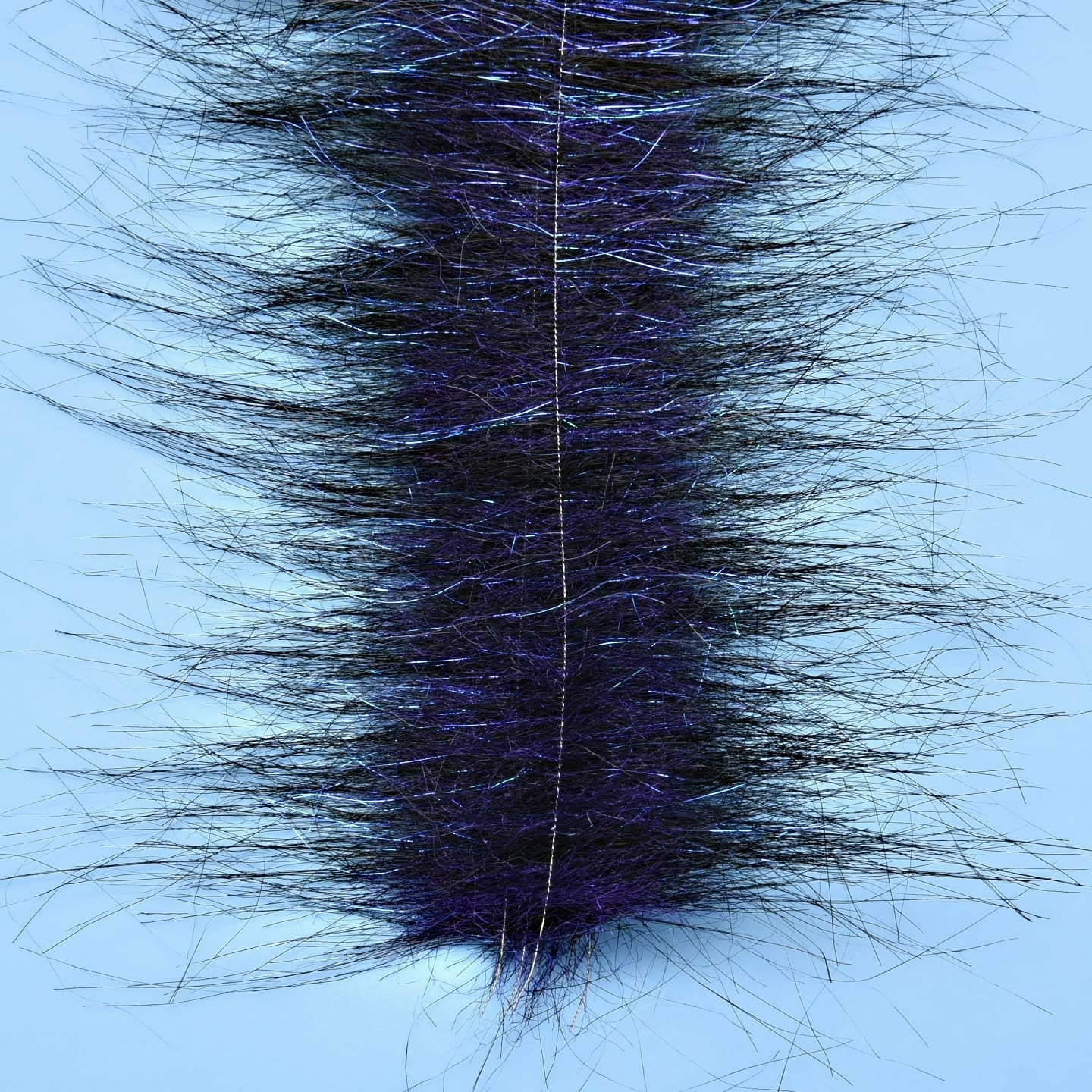 EP Craft Fur Brush 3" - Black & Purple
