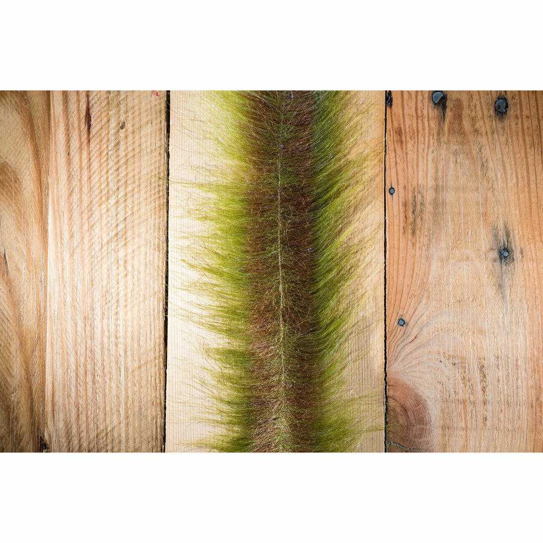 EP Craft Fur Brush 3" - Medium Olive & Brown