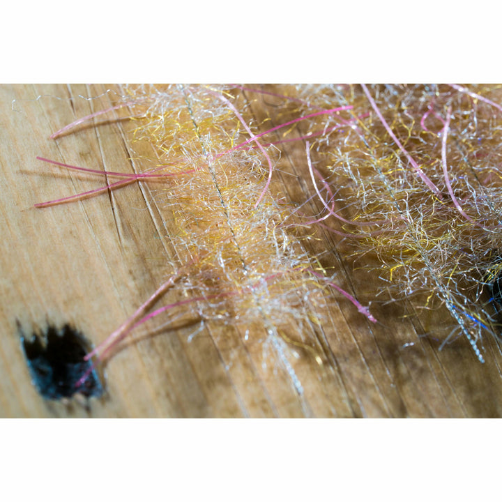 EP Wooly Critter Brush .5" - Tan & Pink