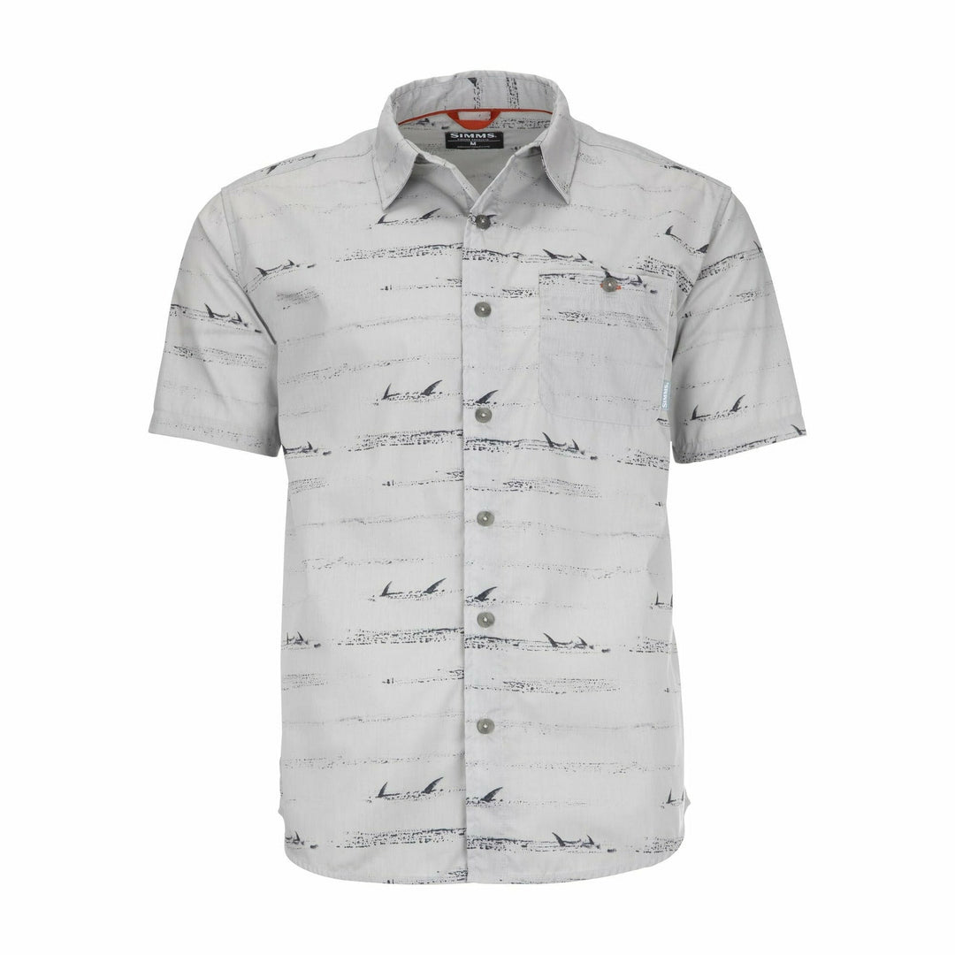 Simms M's Tailout SS Shirt - Sterling Permit Stripe