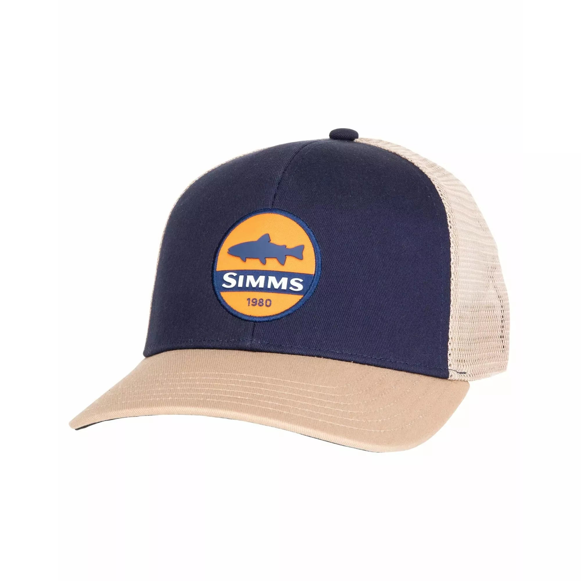 Simms Trout Patch Trucker Hat - Navy