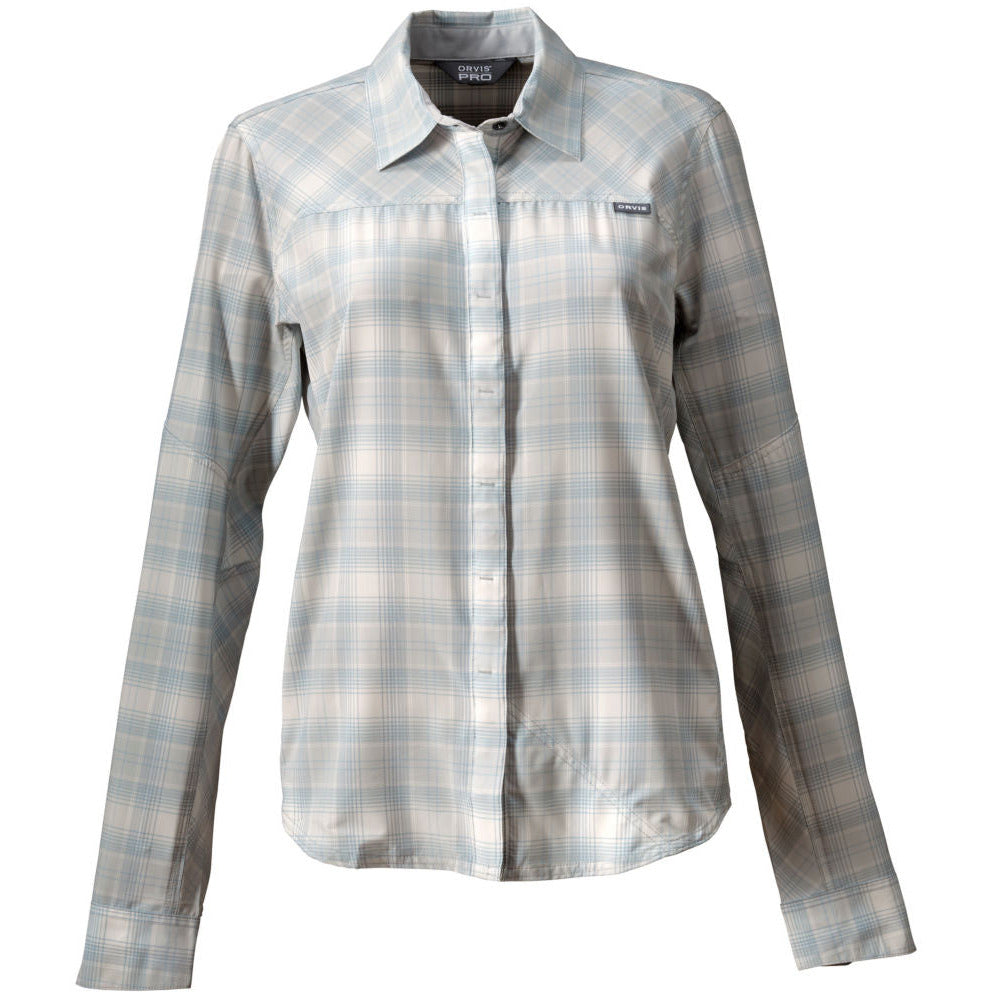 Orvis Women’s PRO Stretch Long-Sleeved Shirt- Opal Plaid