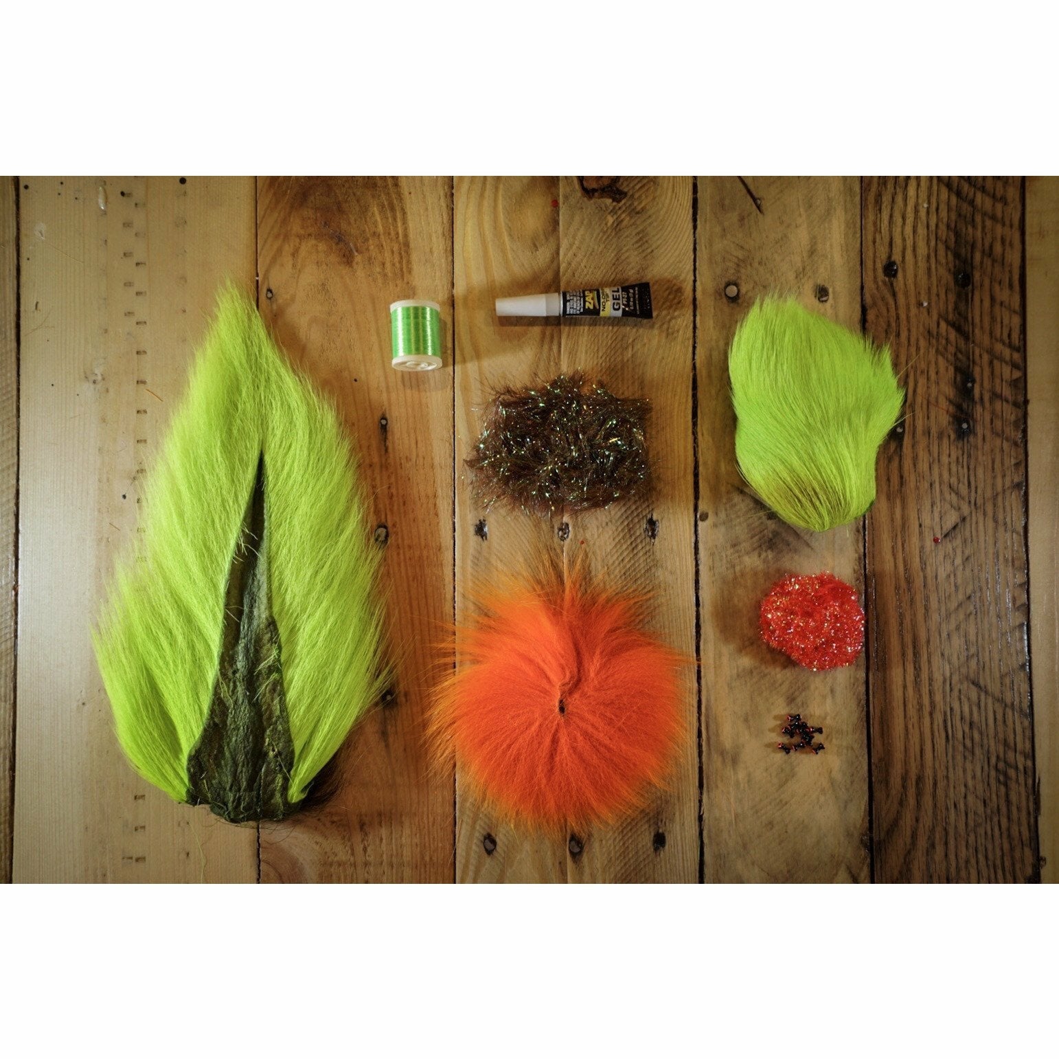 Deer Hair Megalolipop DIY Kit - Good Use Chartreuse