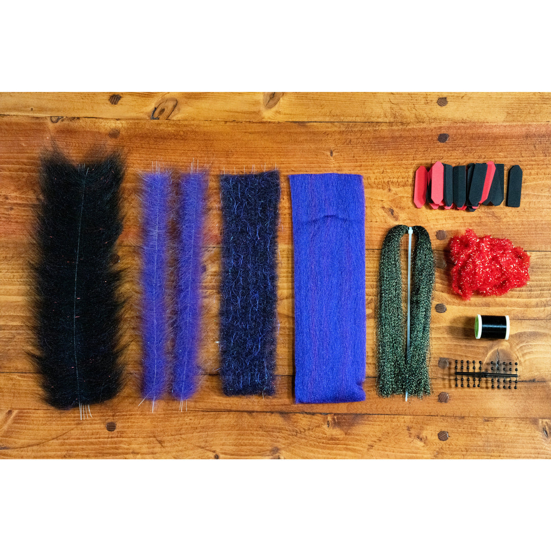 Casa Clorinda Cruncher - Black &amp; Purple