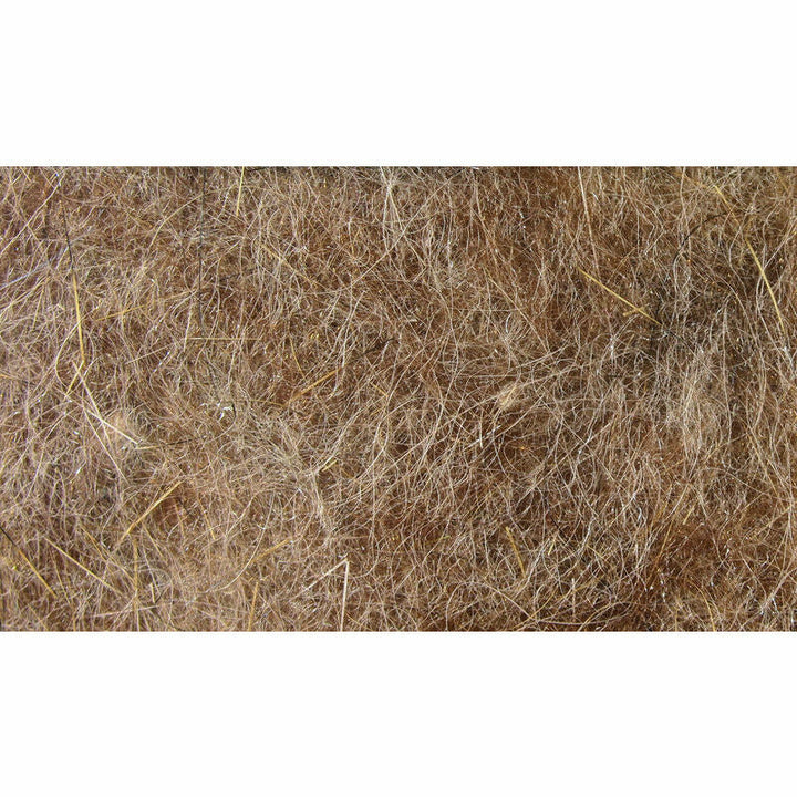 Tan light brown Hareline Hares Ear dubbing curly wool-like fibers for nymphs