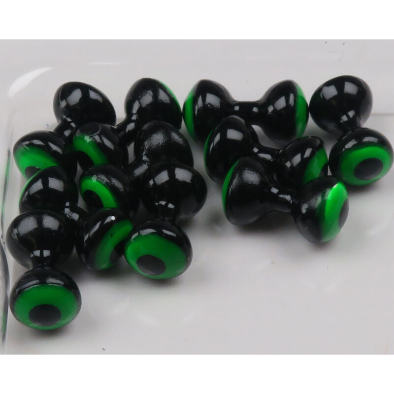 Dark green ring double pupil lead eyes scattered