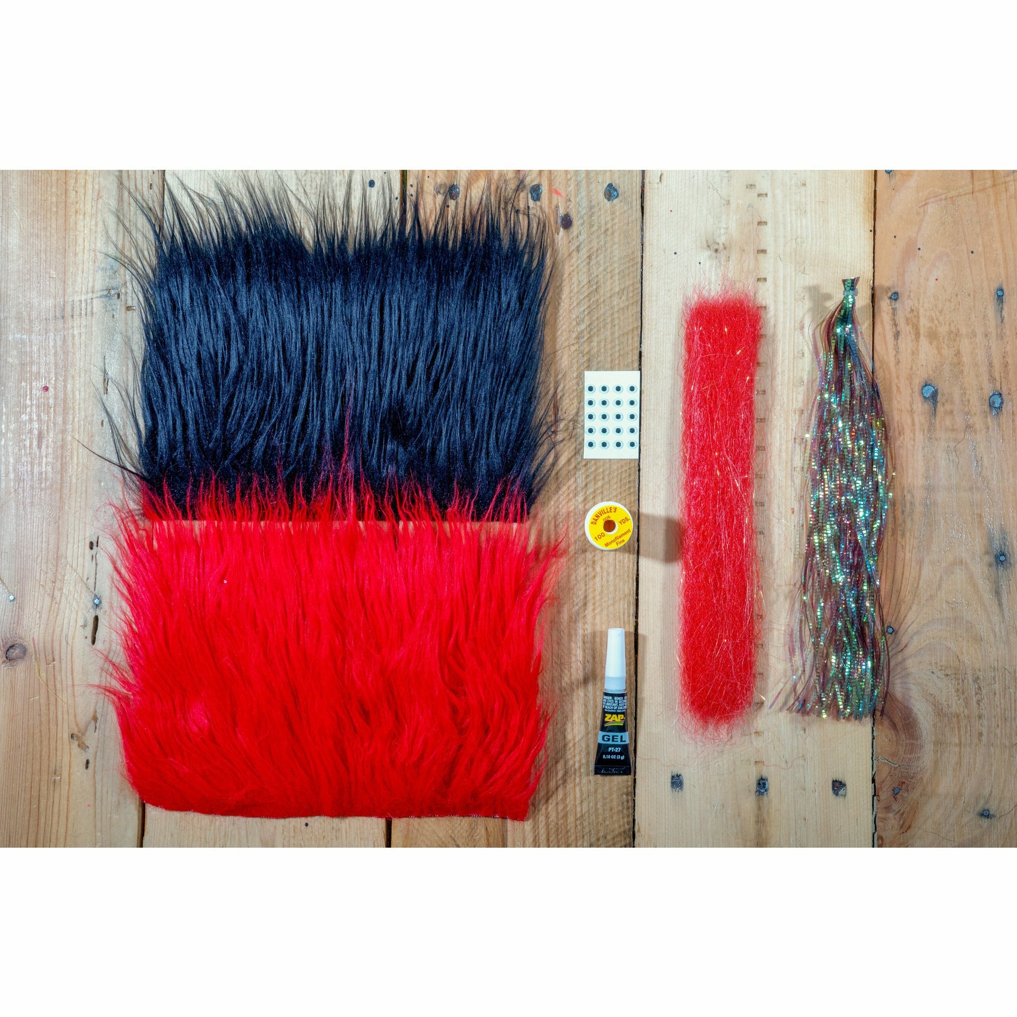 EJ's Spring Break Minnow DIY Kit - Black & Red