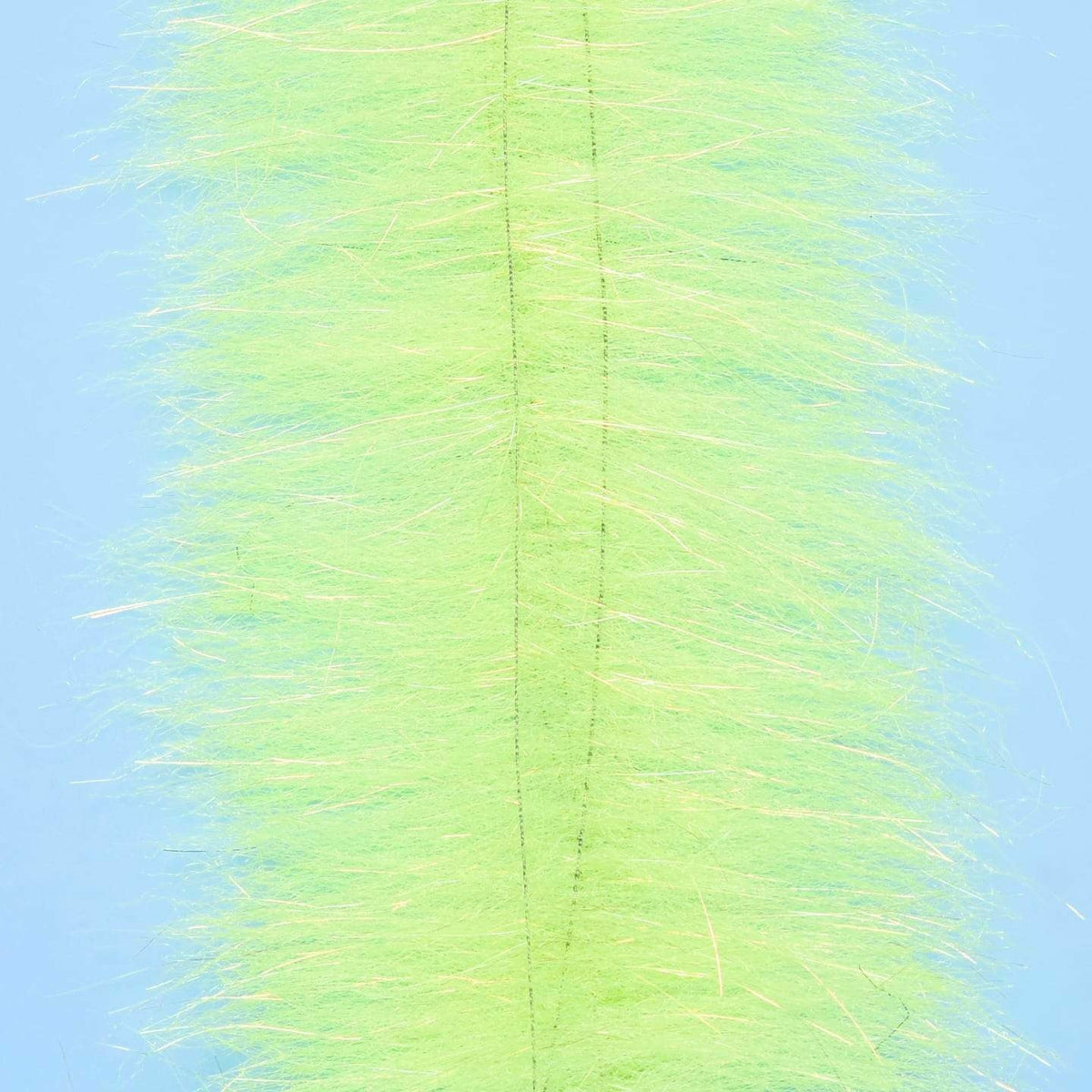 Yellow Chartreuse EP Anadromus Brush fly tying fiber with iridescent sparkle