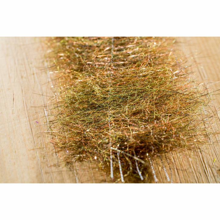 EP Minnow Head Brush Everglades with silver tinsel