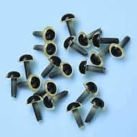 Yellowish-white rimmed EP plastic fly eyes with black centers