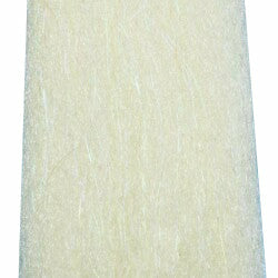 Pale cream EP SCULPT-A-FLY FIBERS 3-D with pearlescent white shimmer