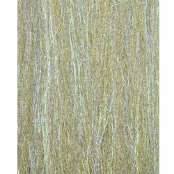 Pale gold and beige EP SCULPT-A-FLY FIBERS 3-D with silvery-white threads