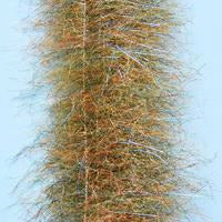 Multi-colored olive, brown, and orange EP Shrimp Dub brush with white sparkle