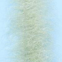 Off-white translucent EP Shrimp Dub fly tying brush with fuzzy texture