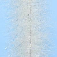 Translucent white EP shrimp dub brush with stainless steel wire core