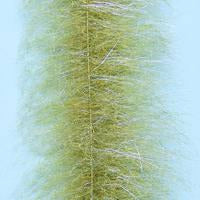 Chartreuse green translucent EP Shrimp Dub brush with synthetic fibers