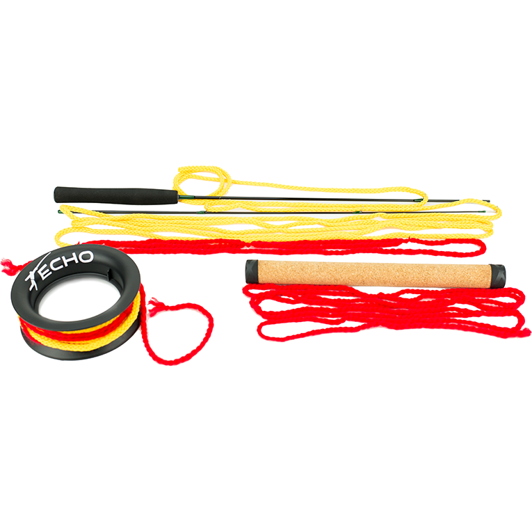 Complete Echo Micro Practice Rod kit with spare rod and line spool