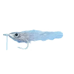 Enrico Puglisi Bay Anchovy light grey custom fly on Gamakatsu hook
