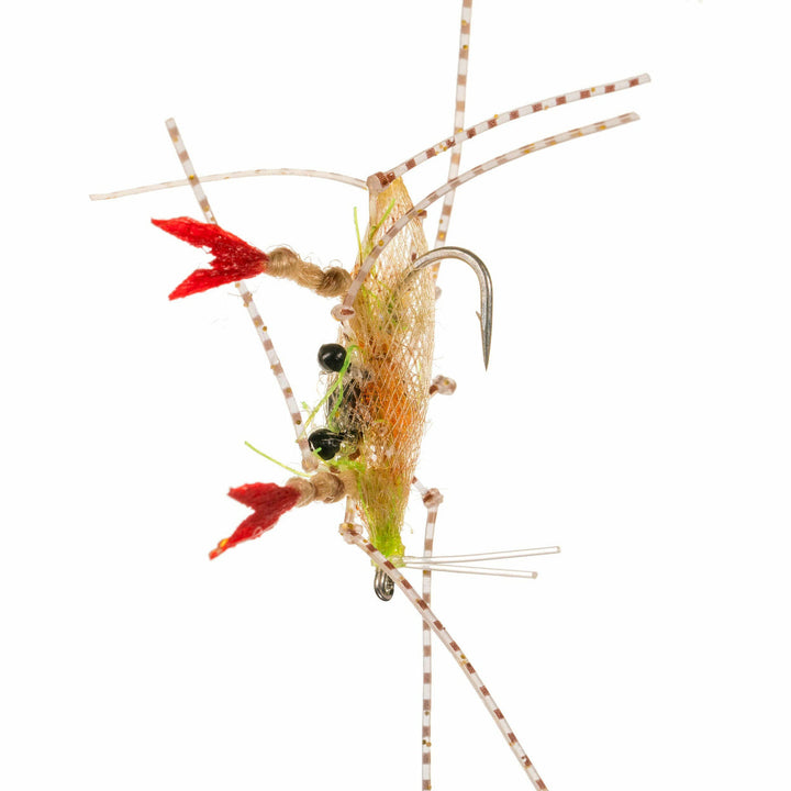 Sand Orange Egg soft shell fly for Indo-Pacific Permit by EP Flies