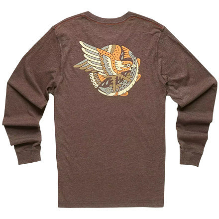Howler Bros Select Longsleeve T - Osprey and Pike : Espresso Heather