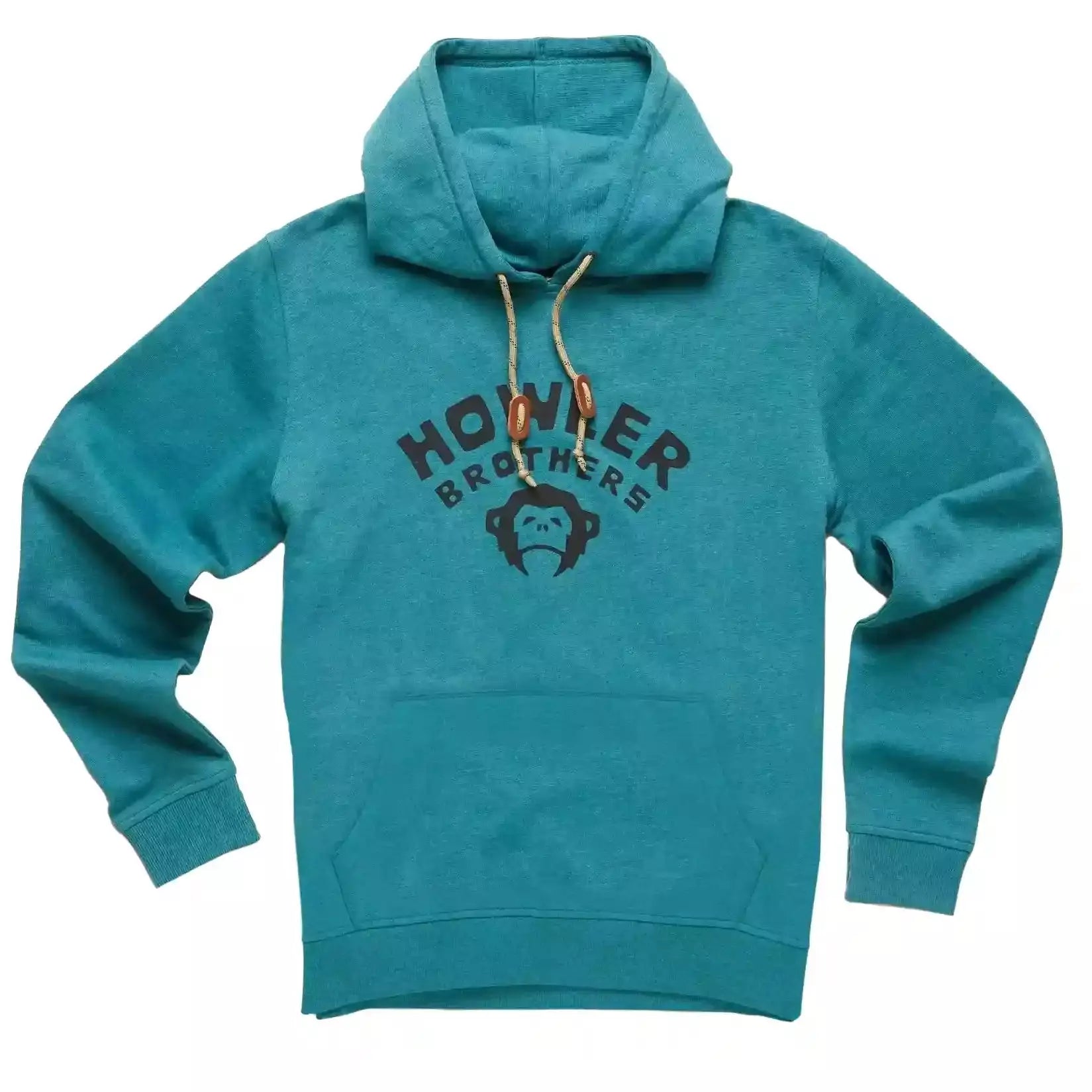 Howler Bros Pull Over Hoodie - Camp Howler : Petrol Heather