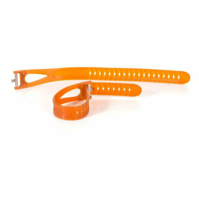 Orange Fishpond Lariat Gear Strap with adjustable holes and buckle for securing rod tubes