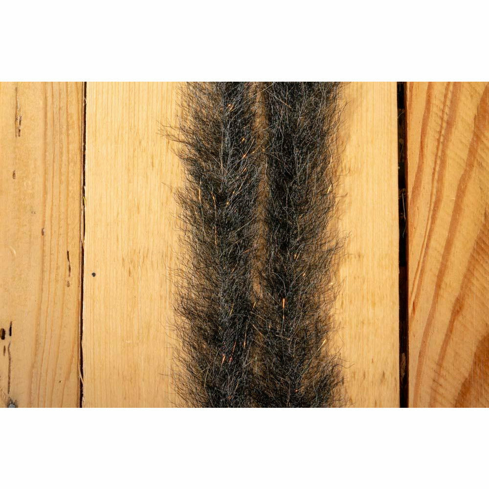 Black SF Fiber dubbin brush for fly tying