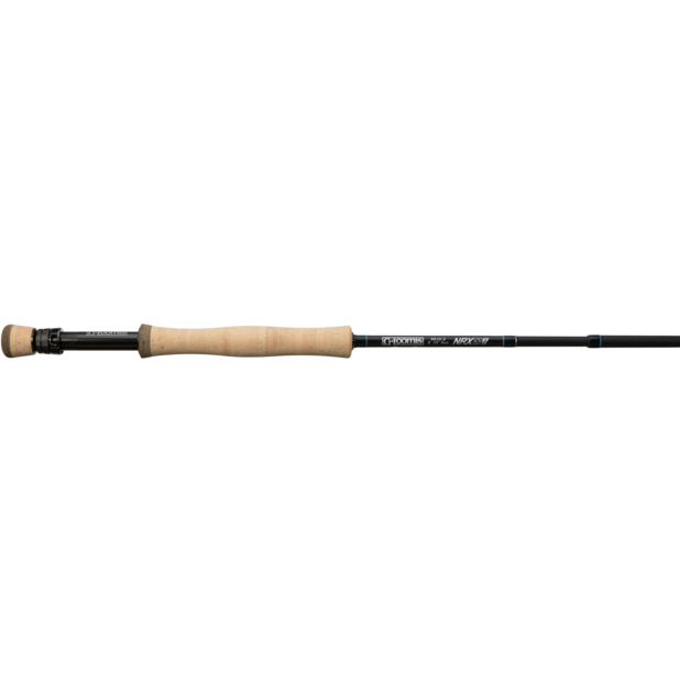 G Loomis NRX+ T2S black fly rod with cork handle